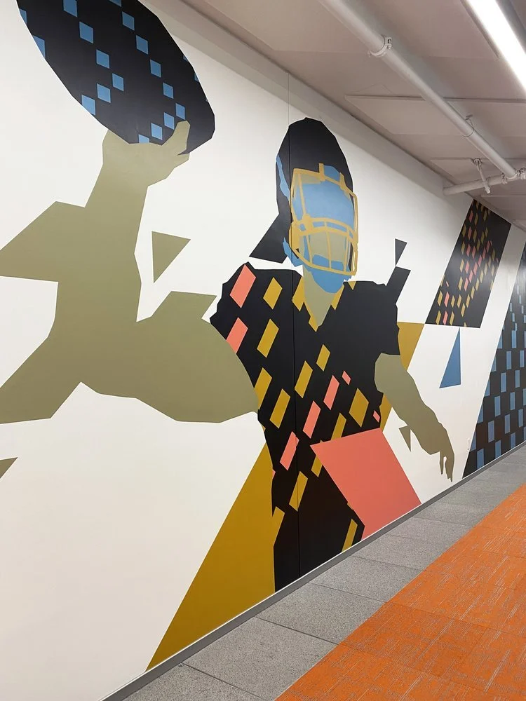 Nike HQ Mural at Sebastian Coe Building