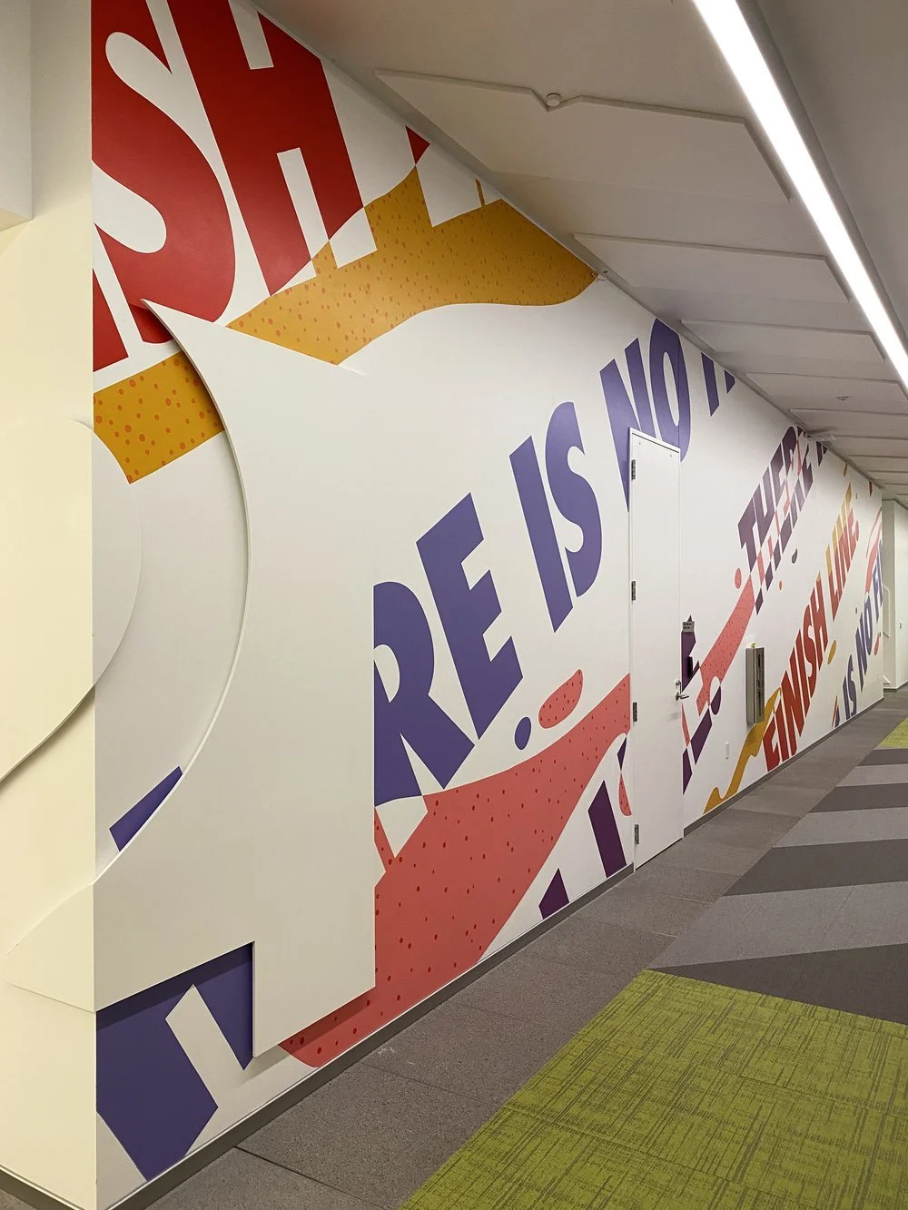 Nike HQ Mural at Sebastian Coe Building
