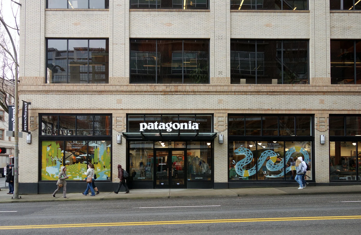 Patagonia Portland painted storefront