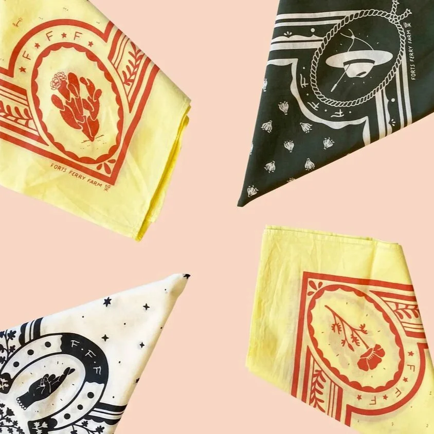 Fort's Ferry Farm Bandanas