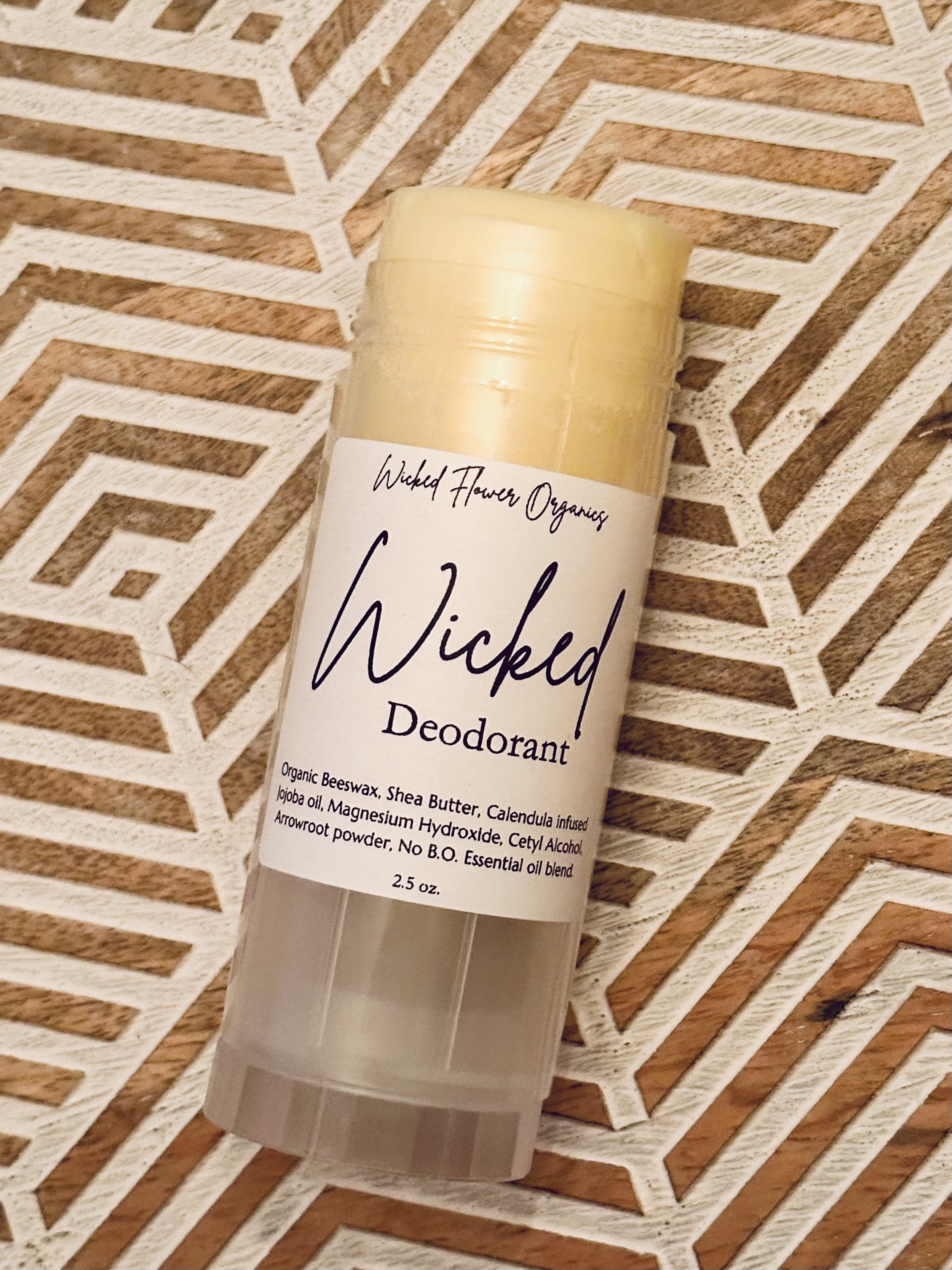 Wicked Deodorant/100% Natural/No-Aluminum/Toxin free/Eliminate odor/ 2.6 oz.