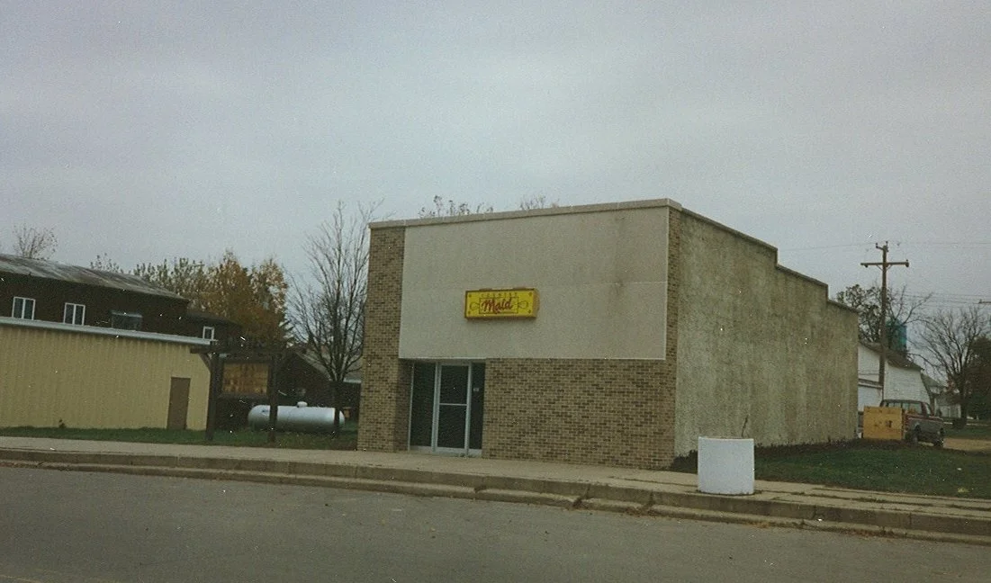 Original building Dutchland Foods in Lester, IA
