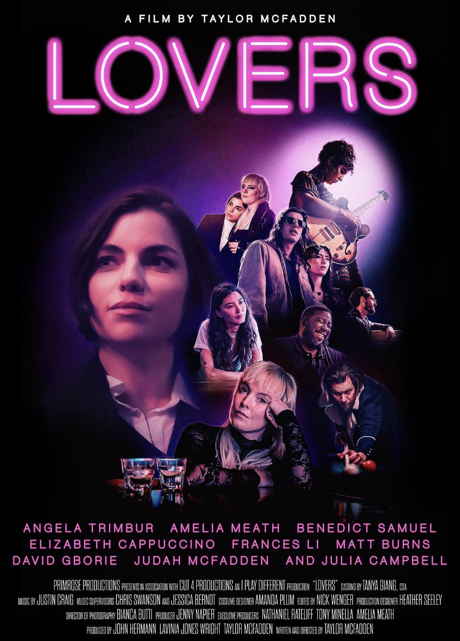 Lovers movie poster, Denver feature film with Elizabeth Mihelich as unit production manager (UPM)