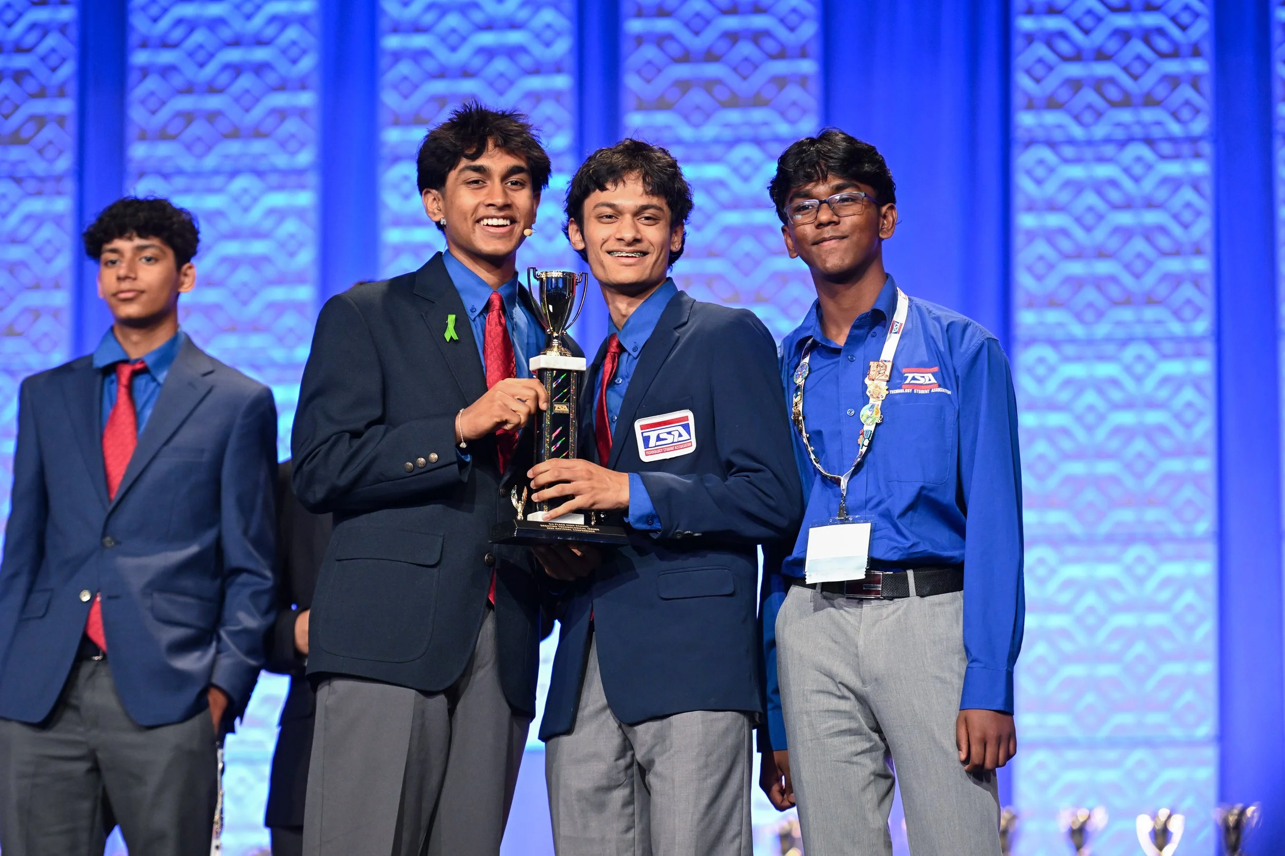 TSA members pose for a photo while participating in conference activities.