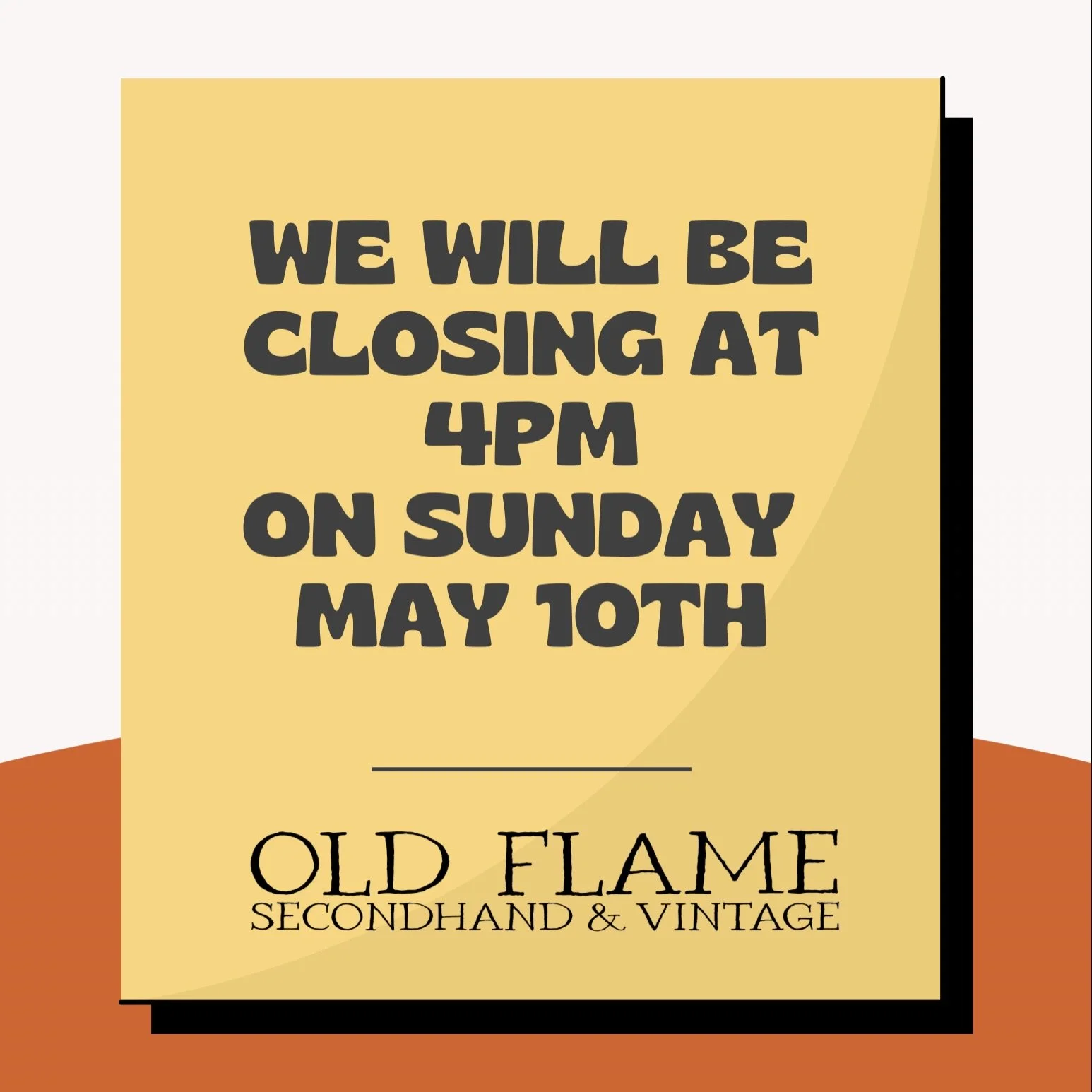 Just a heads up (and some snapshots of the shop when the light was *just* right).

&bull;&bull;&bull;

Today, Sunday May 10th, we&rsquo;ll be closing up shop a bit early (4pm) to head home for Mother&rsquo;s Day dinner.

Growing up in Williamsburg li