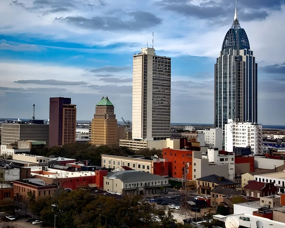Downtown Auburn, Alabama, skyline where Crawford Willis Group serves the local real estate market