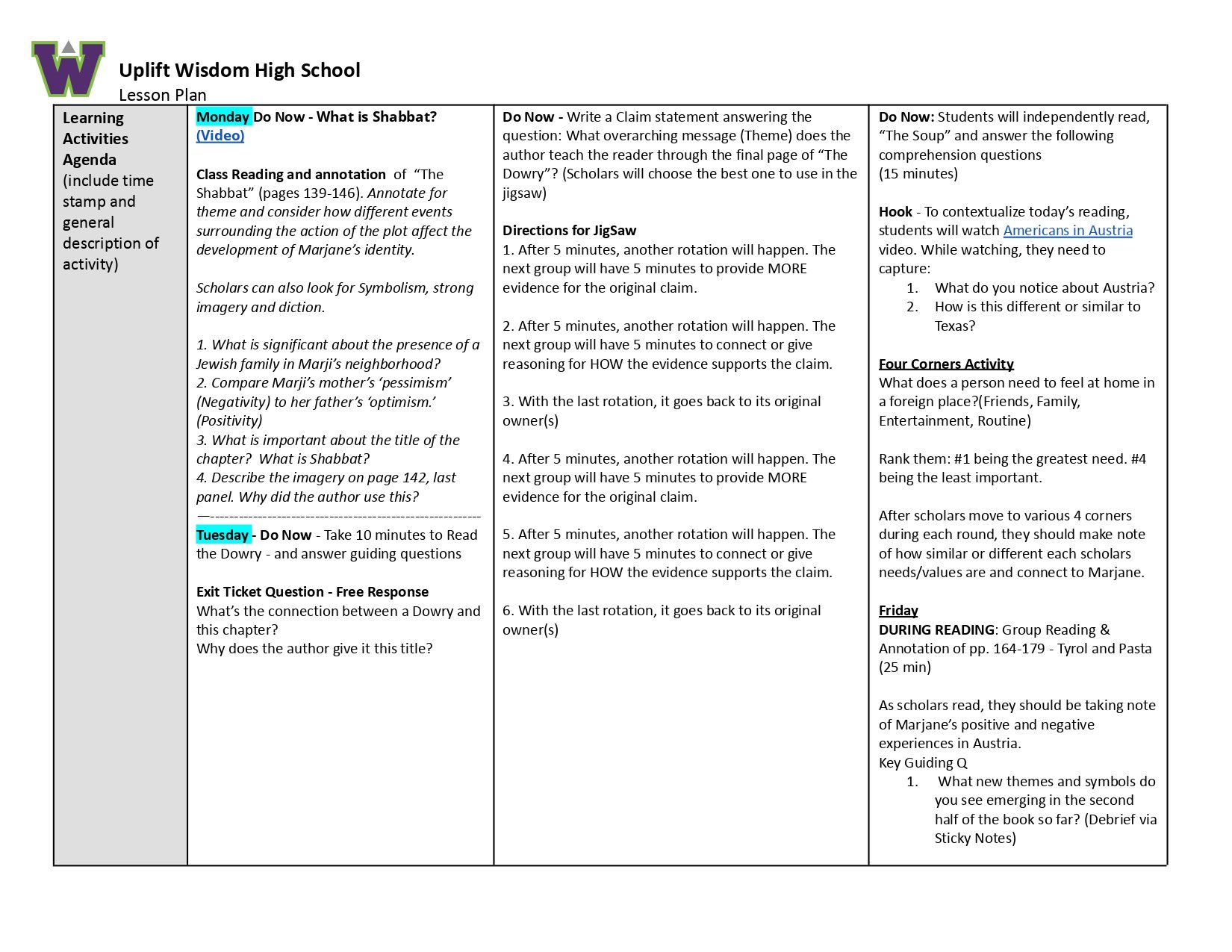 Sample Lesson Plan for English Position - Aurora Jones Wisdom Template _page-0002.jpg