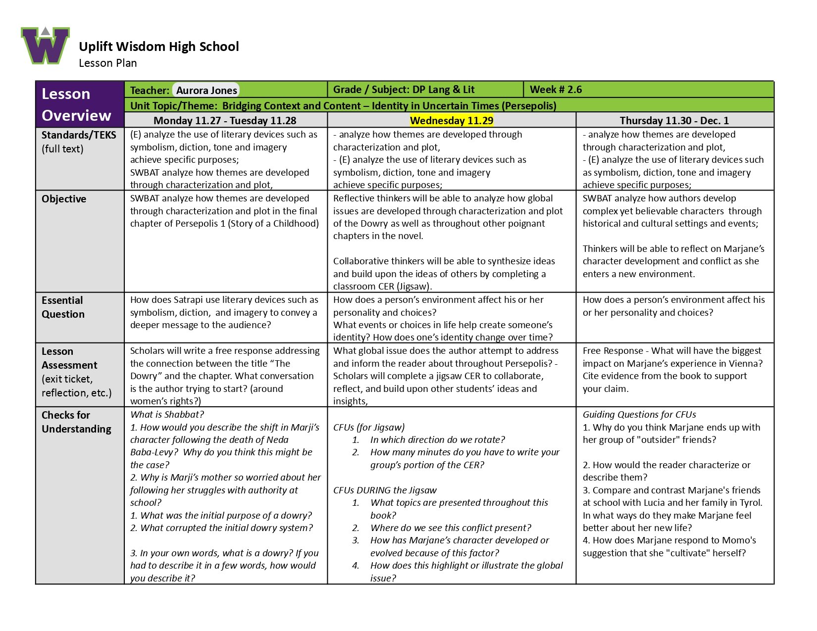 Sample Lesson Plan for English Position - Aurora Jones Wisdom Template _page-0001.jpg