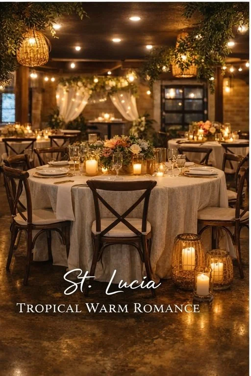 St. Lucia Lush Tropical Romantic Wedding Vibe