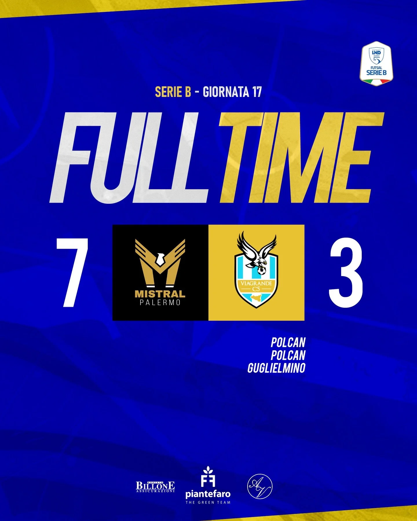 Sabato non &egrave; andata come speravamo: finisce 7-3. Abbiamo lottato, provato a reagire, cercato di restare dentro la partita. A volte il risultato non premia lo sforzo, ma il gruppo c&rsquo;&egrave;. E continuer&agrave; a crescere.