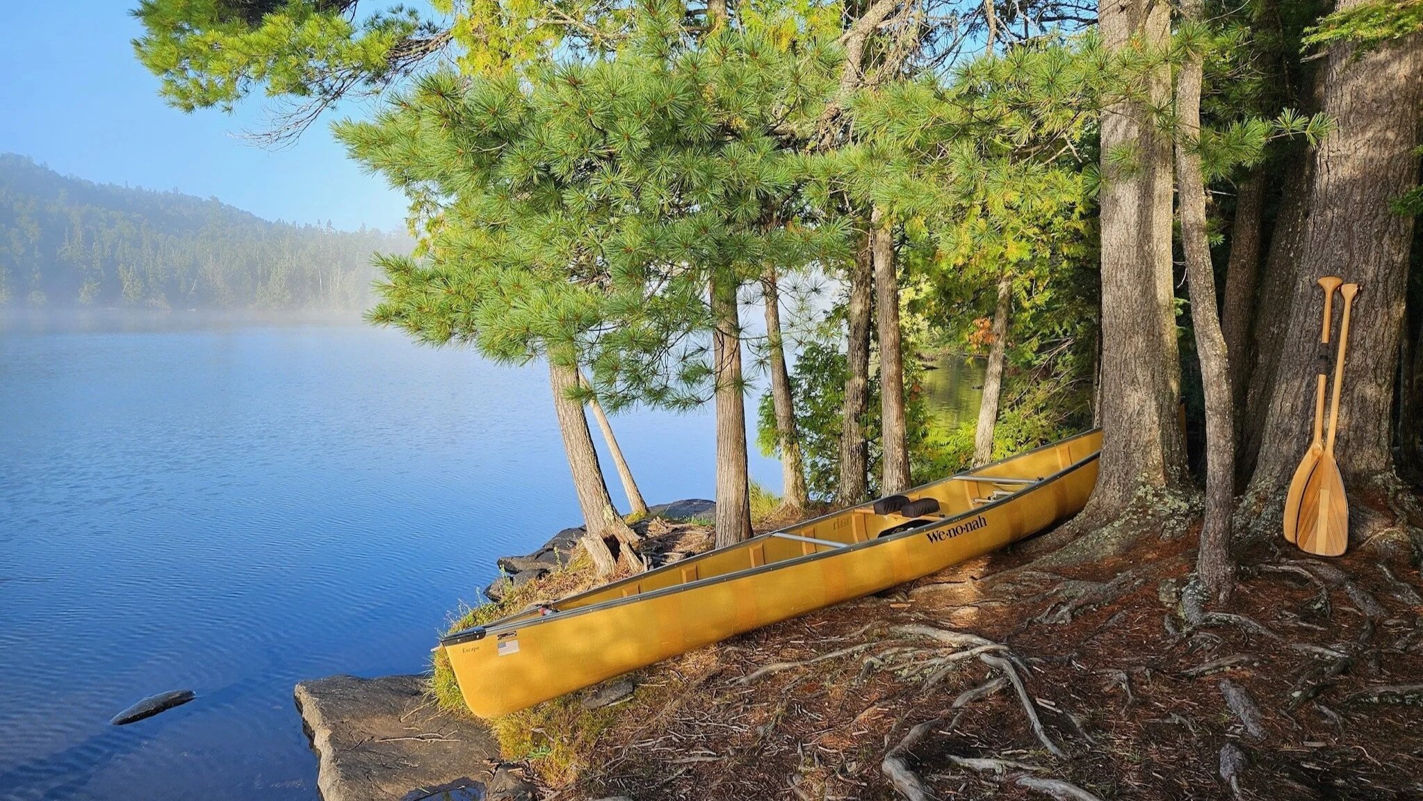 What the Wilderness Taught Me About Coming Home - Morning fog on Clearwater Lake in the BWCA