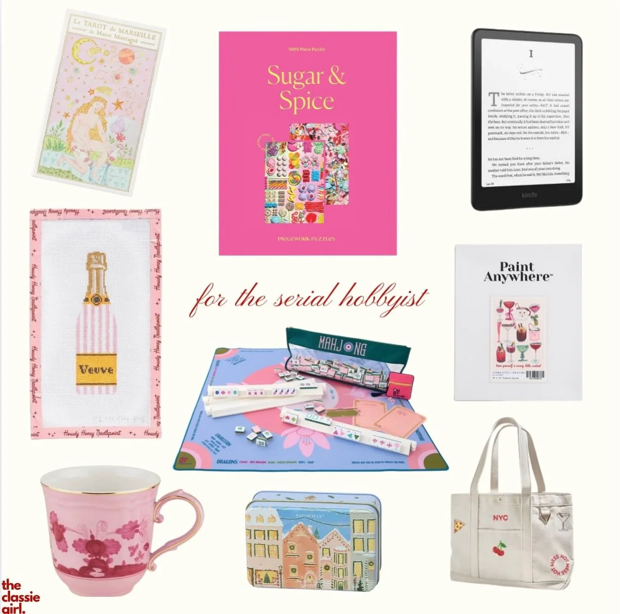 for the serial hobbyist 🤍✨