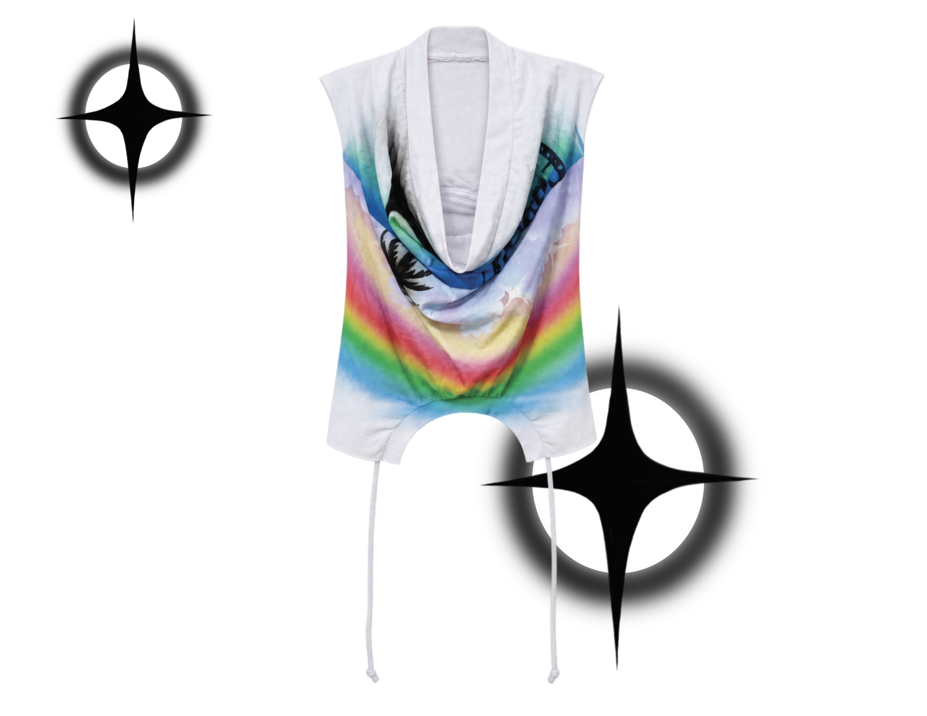 VACATION DRAPED TOP