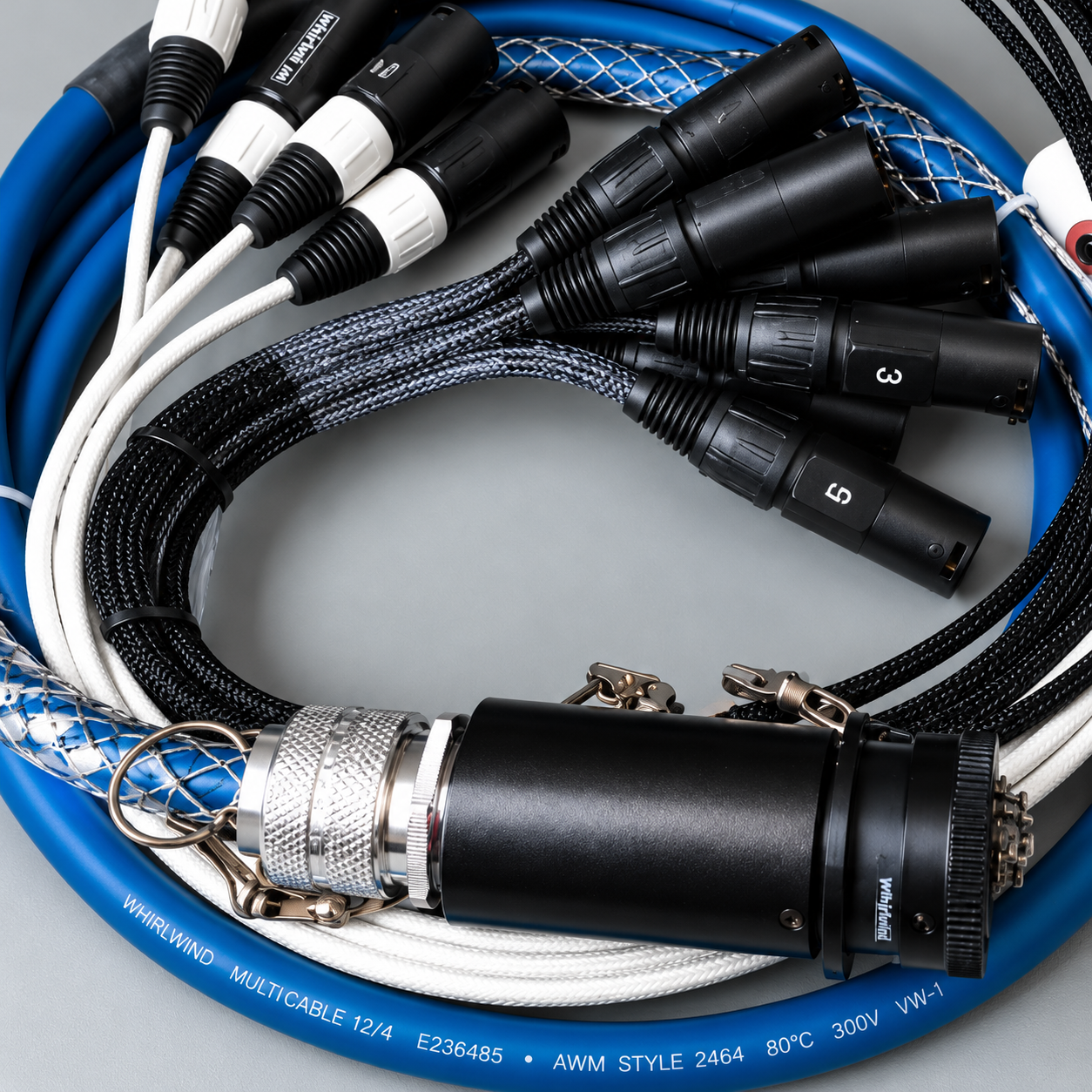 Whirlwind FM120NRW1IF12 12ft Audio Snake Cable