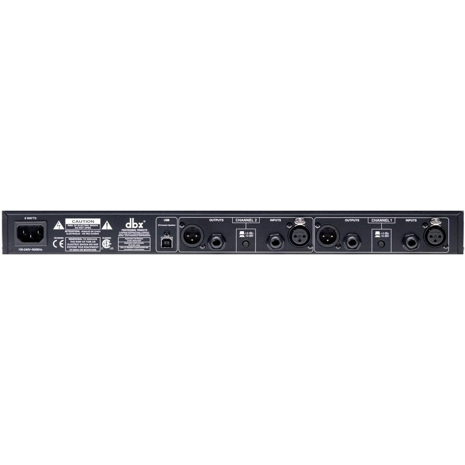 dbx　AFS2 dbx Professional AFS2 2 Ch Advanced Feedback Suppression processor