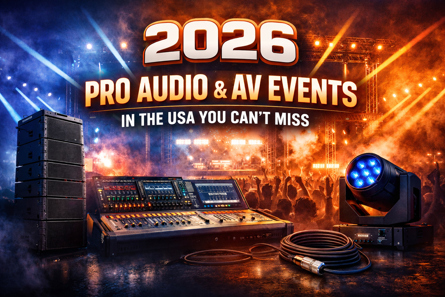 2026 Pro Audio &amp; AV Events in the USA&nbsp;You Can’t Miss