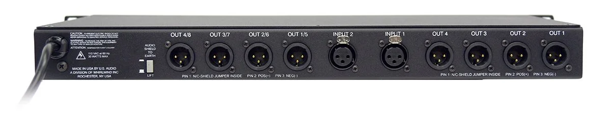 Whirlwind DA2 Active Audio Distribution Amplifier.