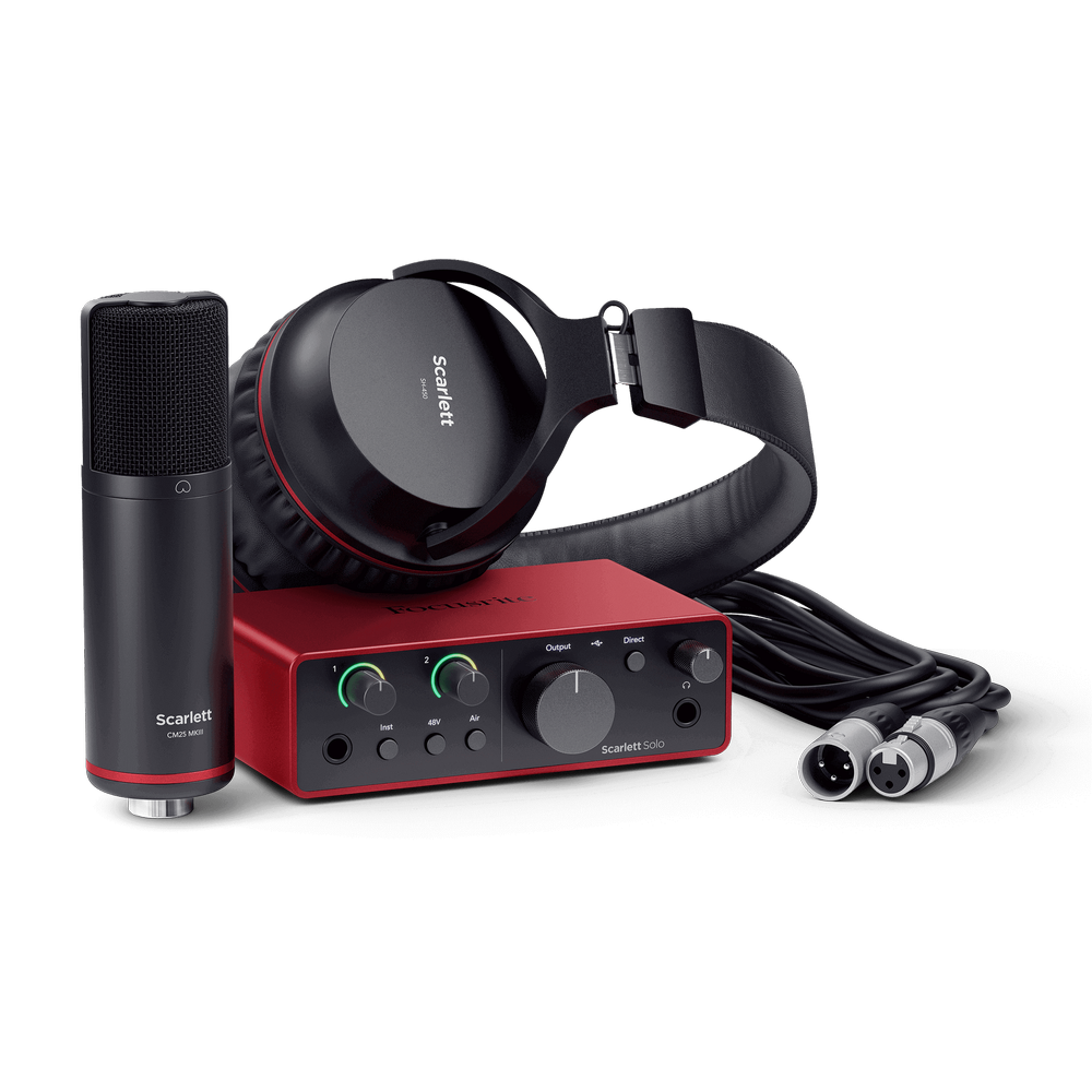 録音機材一式(FOCUSRITE 他) 録音機材一式(FOCUSRITE 他) Recording with Focusrite - バンドの録音