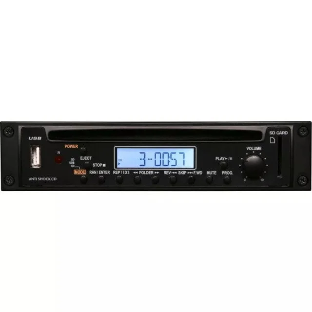 Galaxy Audio RM-CD Rackmount DVD CD MP3 SD USB Player Module
