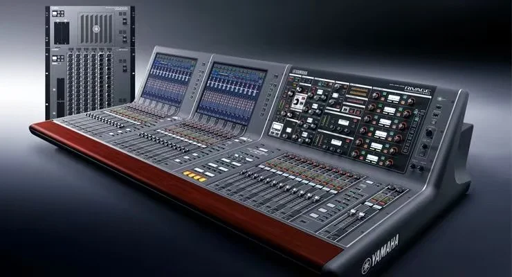 the weeknd concert mixing console