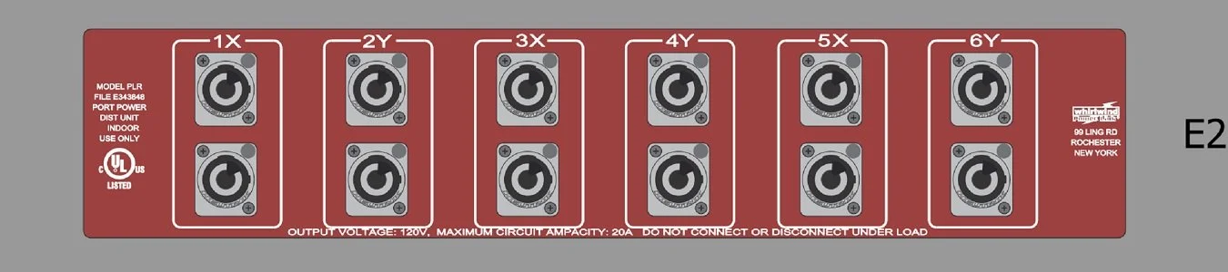 whirlwind PLR2-E2 Powercon Power Pak