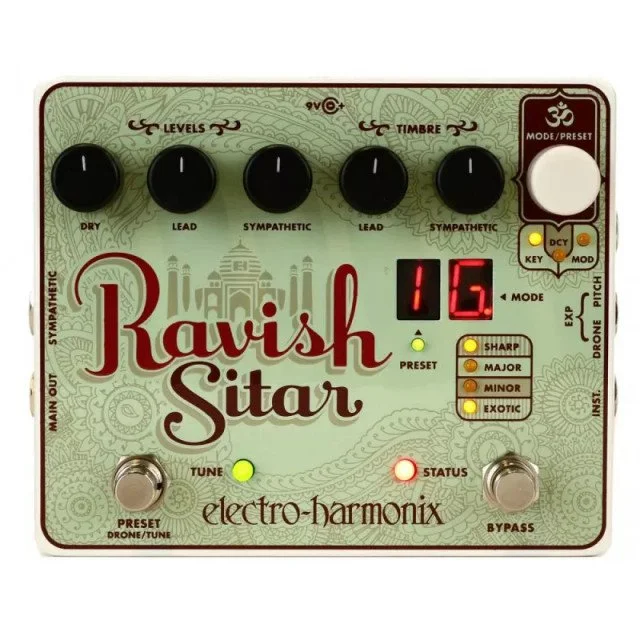 Electro Harmonix RAVISH Sitar Electric Guitar Effect Pedals Sitar