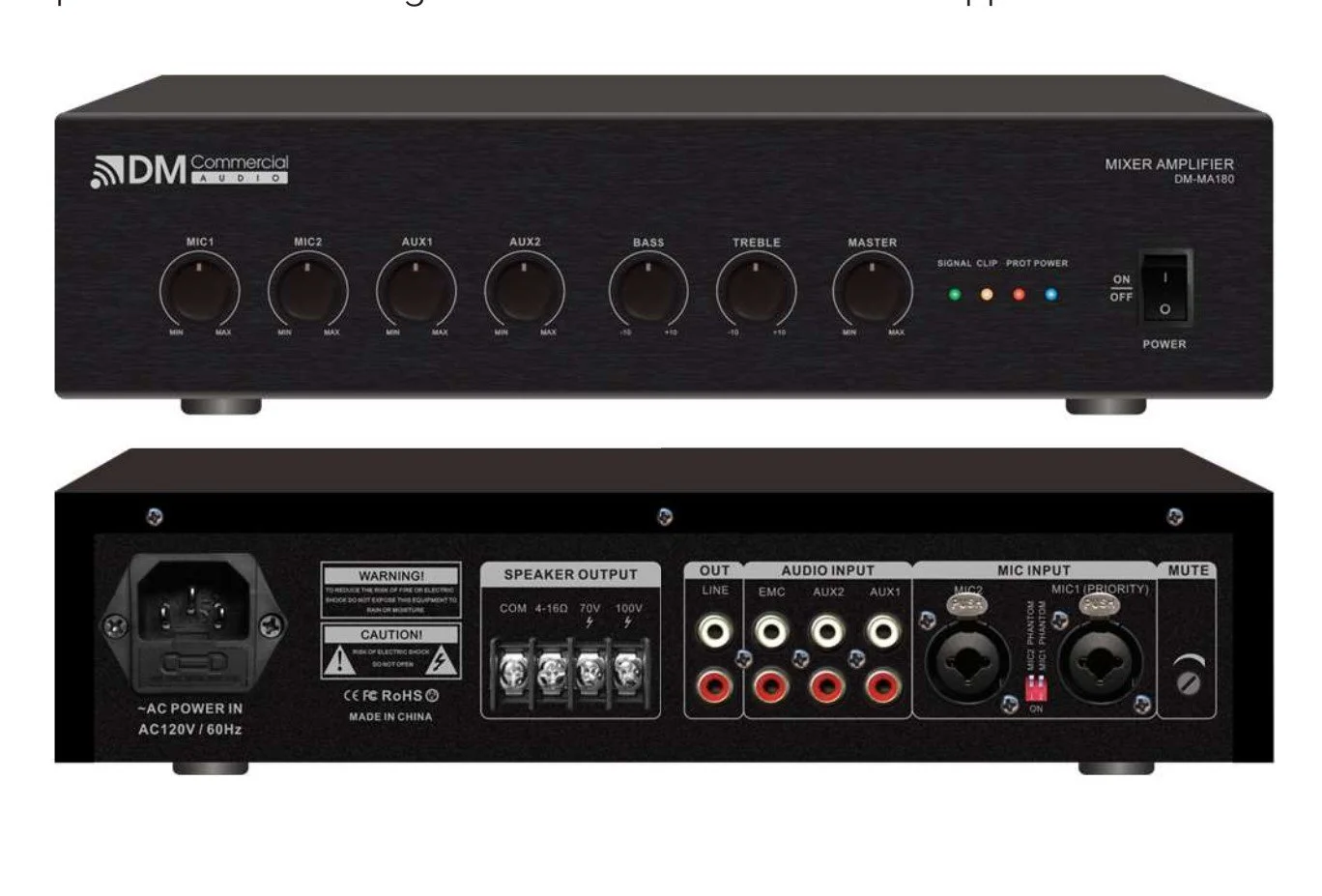 DM 80 Watt Mixer Amp DM-MA180