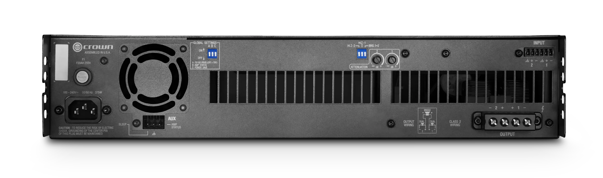 Crown DCI2X600 Two Channel 600 Watts Drivecore Analog Power Amplifier 4 Ohms