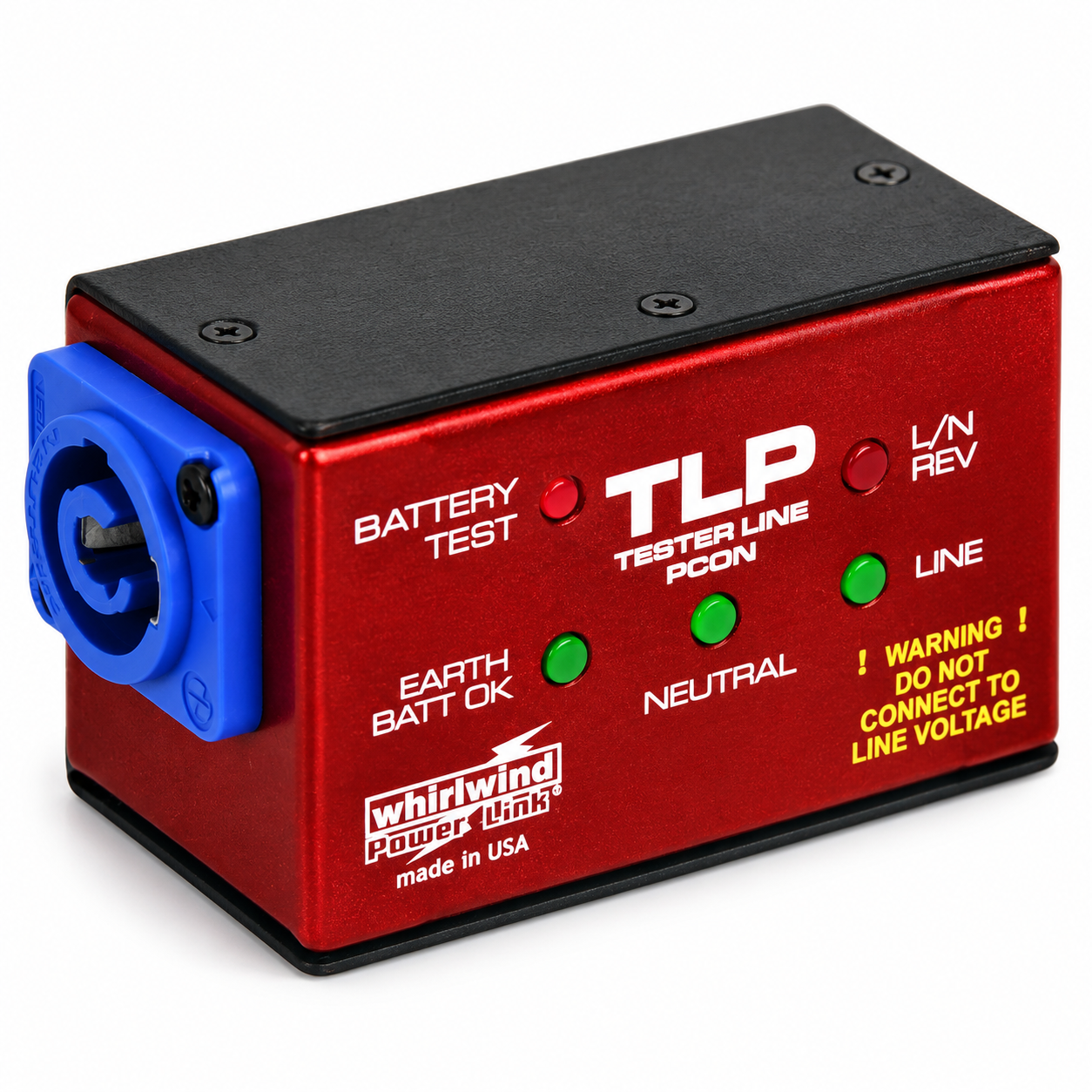 Whirlwind TLP Portable Powercon Line Cord Tester