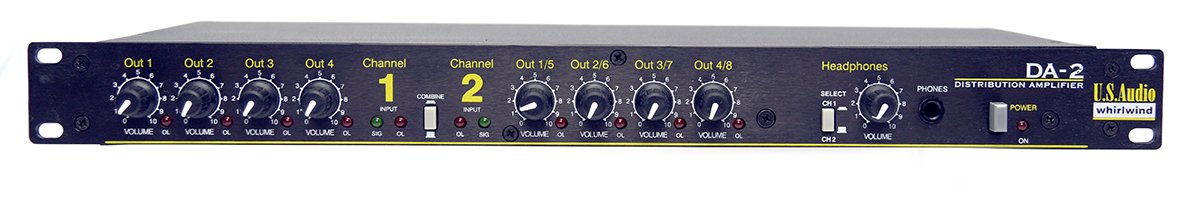Whirlwind DA2 Active Audio Distribution Amplifier