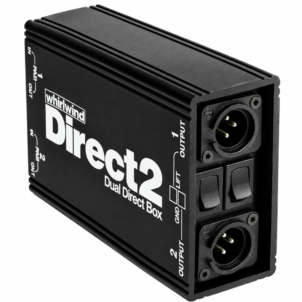 Whirlwind Direct2 DI Box Convert Computer Keyboard, Acoustic Preamp to balanced