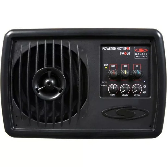 Galaxy Audio PA6BT 6" Powered Hot Spot Personal Stage Monitor Speaker Bluetooth