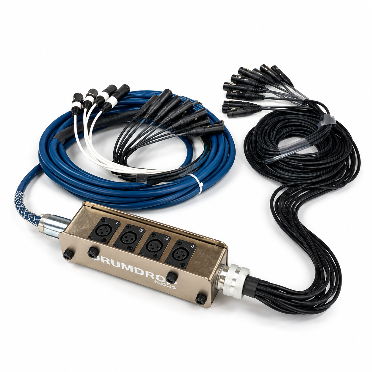 Whirlwind DrumdropND50 12 Channel Drum Drop Snake 50 FT Studio
