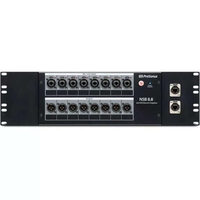 Presonus NSB 8.8 8x8 AVB Networked Stage Box Digital Mixer Microphone Preamps