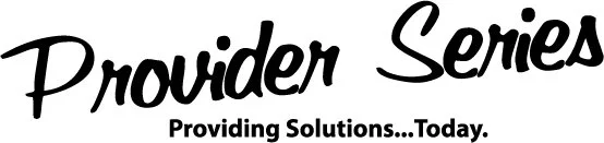 Logo of Provider Series with the tagline 'Providing Solutions...Today.'