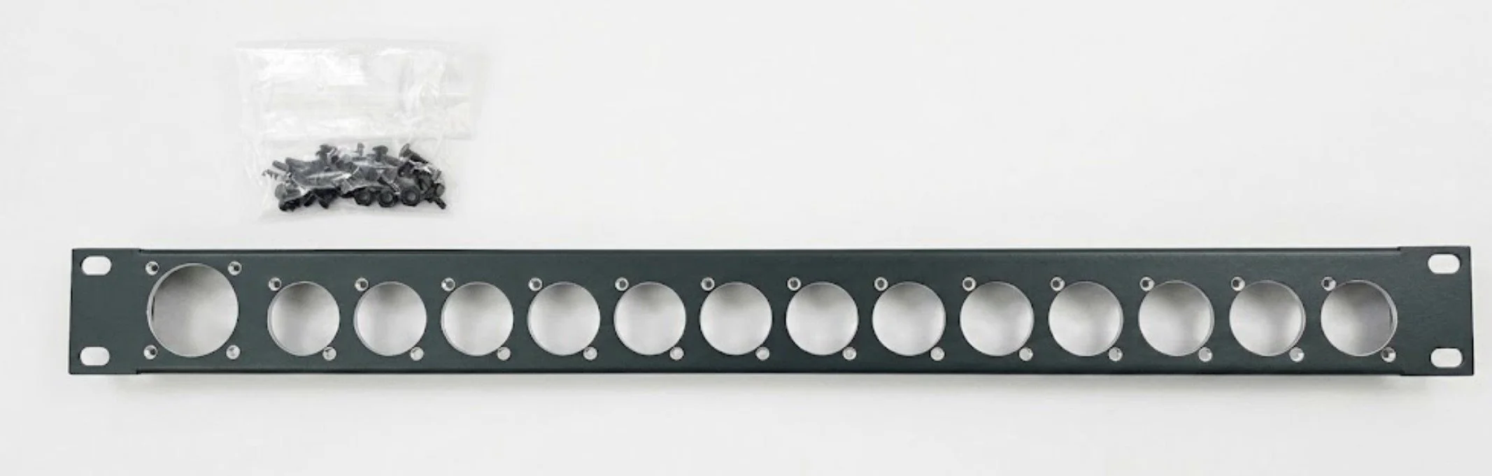 Whirlwind W1 XLR Custom Audio Rack Punchout Panel 1U