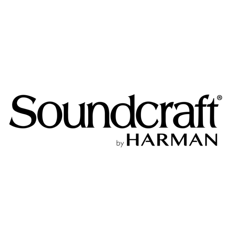 Soundcraft by Harman logo in black text on a white background