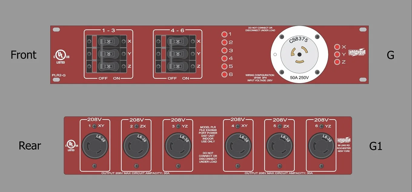 Whirlwind PLR2-G1 Power Distro Pak