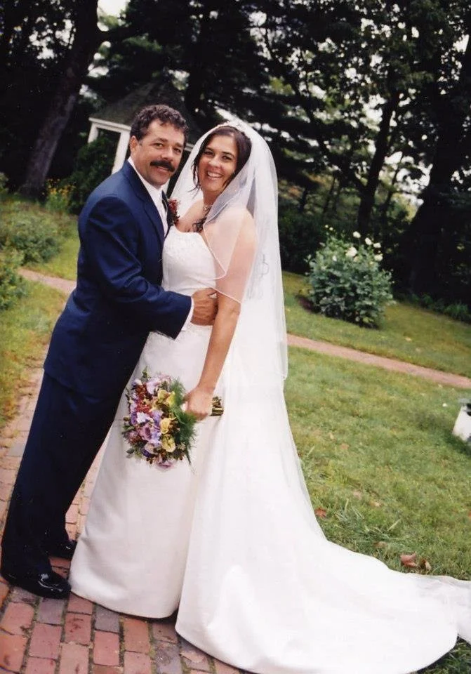 Our wedding day at Hillsville Heights