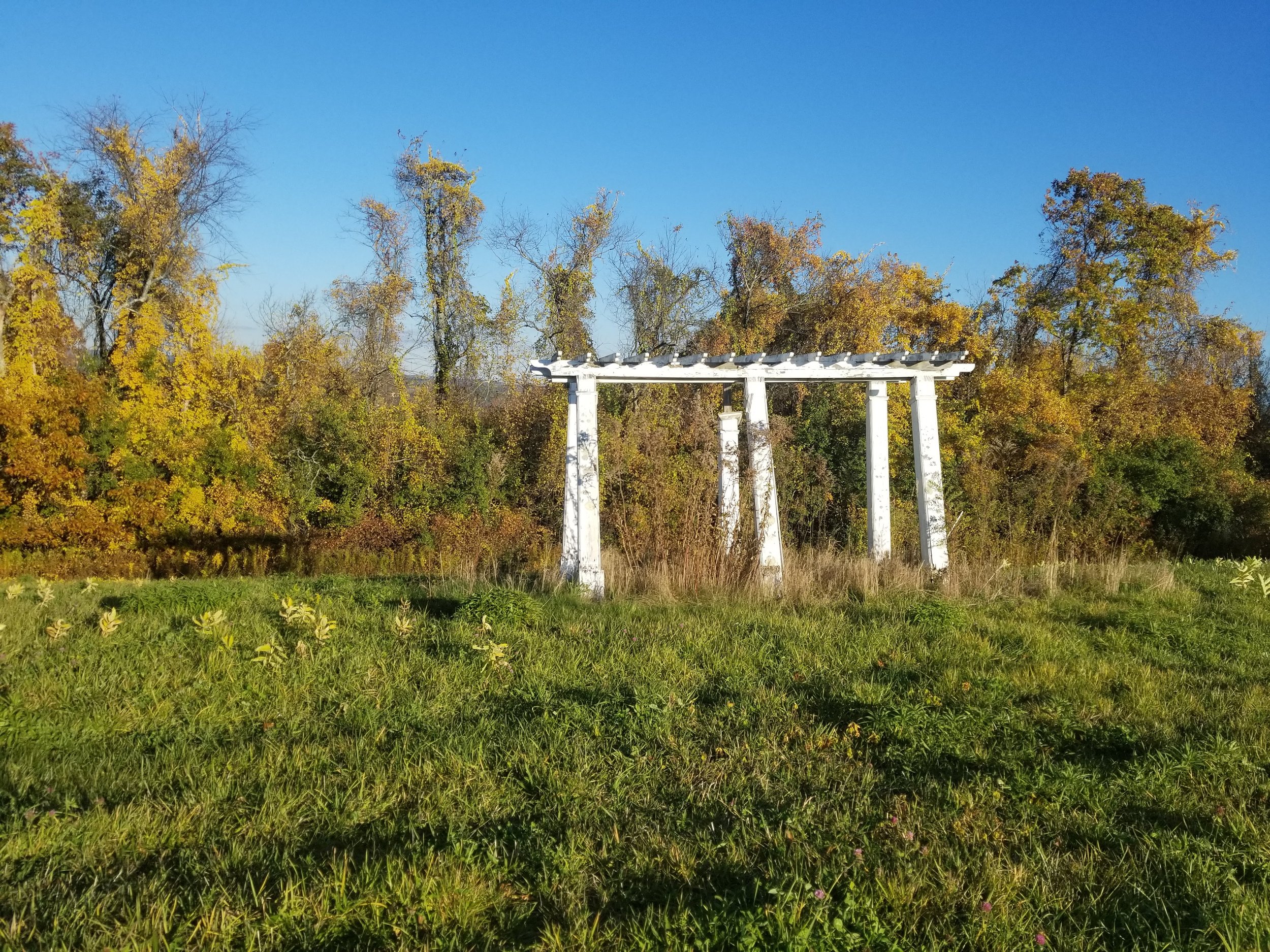 Arbor on the hill top in North Brookfield