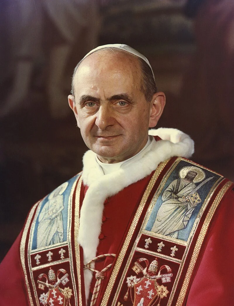 Retrato oficial del Papa San Pablo VI