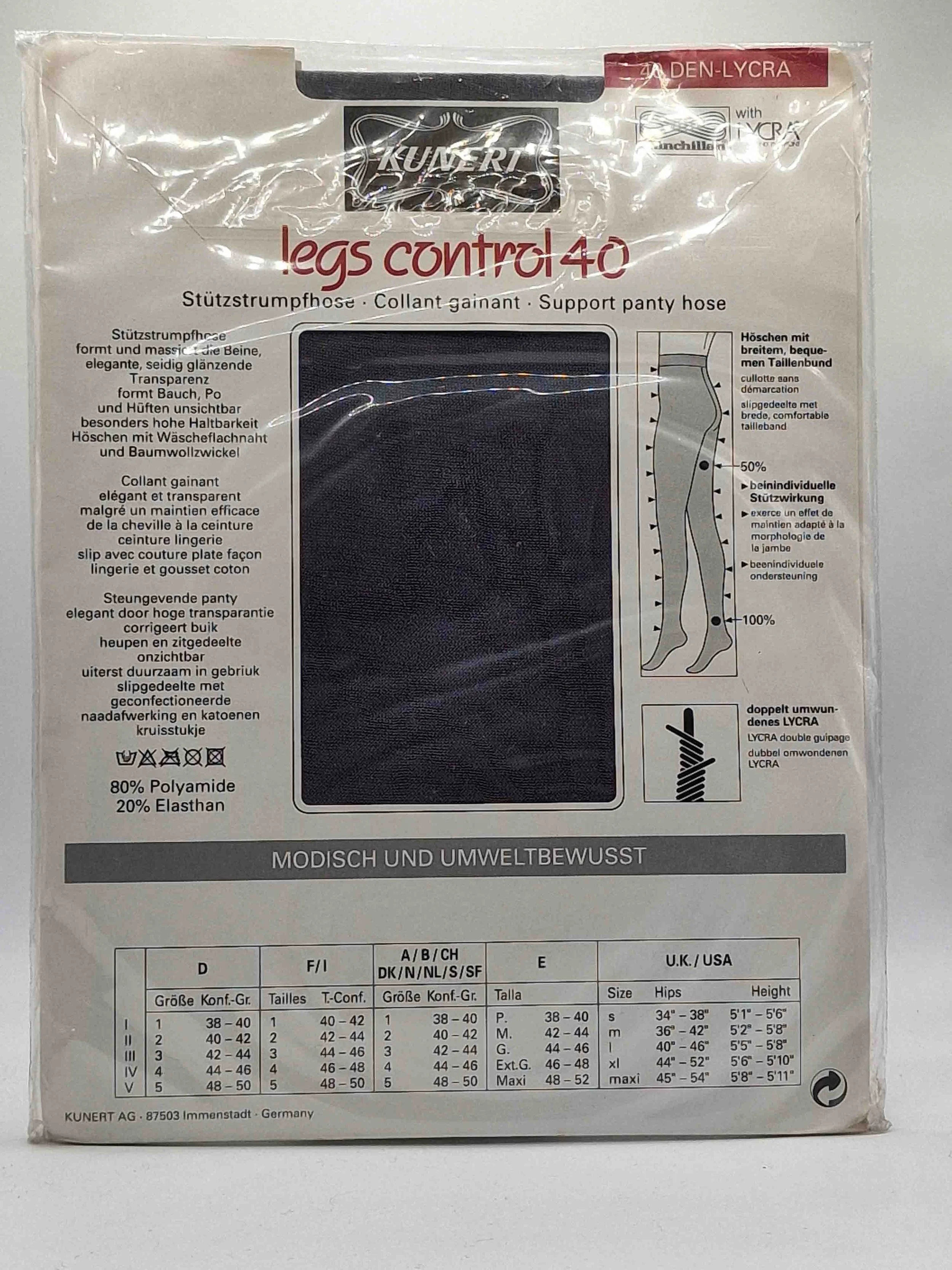kunert-legs-control-stützstrumpfhose-40den-platin-beschreibung