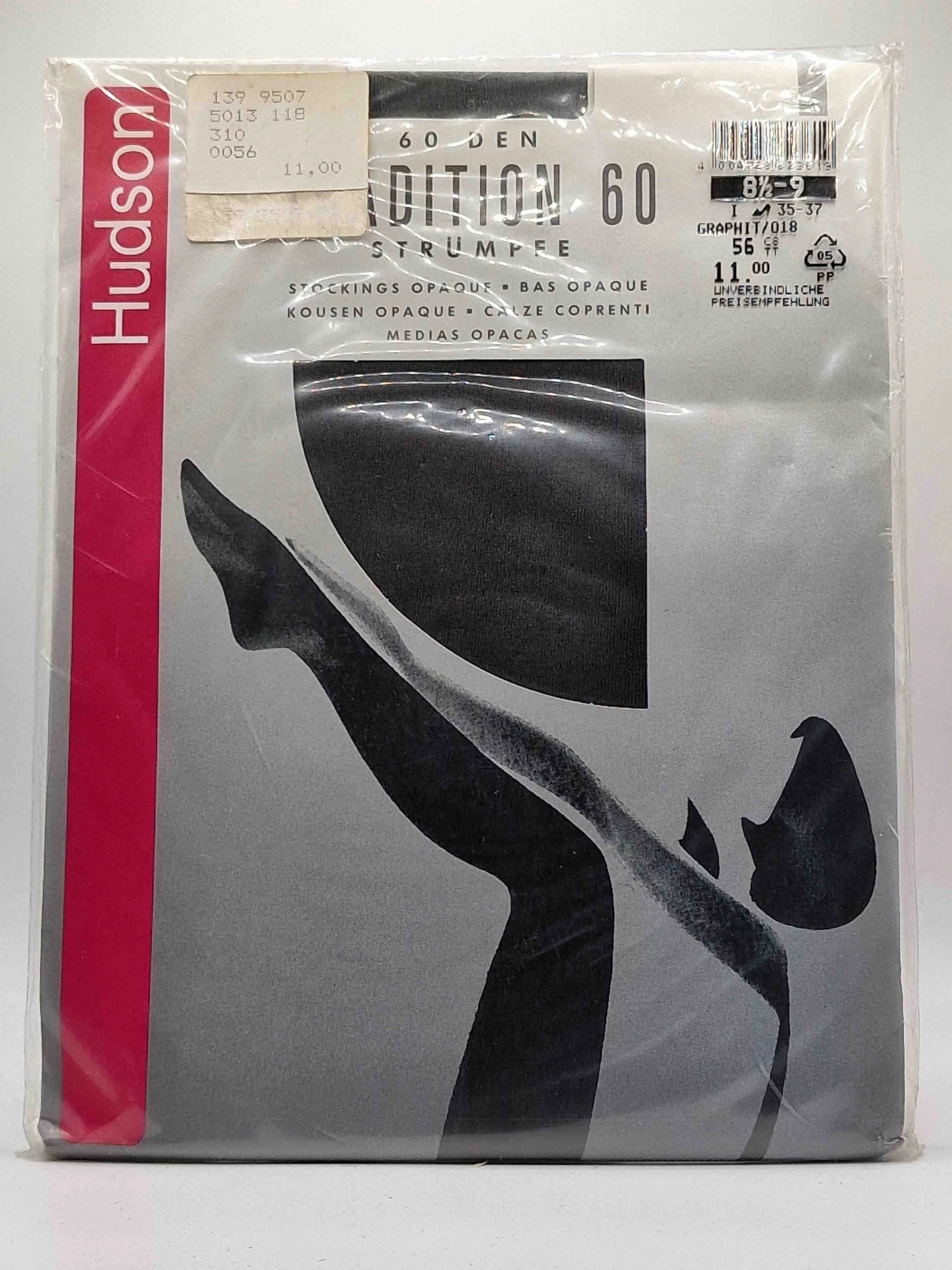 hudson-tradition60-strümpfe-graphit