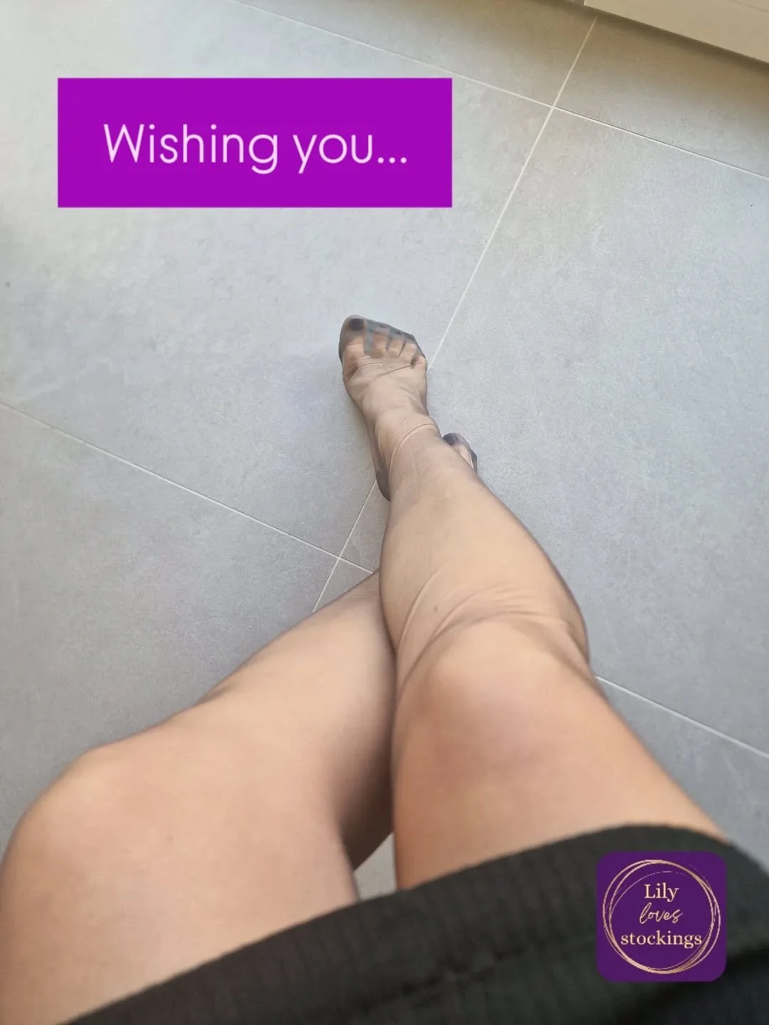 ...a wonderful evening.

Throwback to wearing 100% nylons

Yours,
Lily 💜 

Please note: Me, the real Lily loves Stockings, is only active on Instagram. No other social media platforms apart from my own website, see link in Bio.

#Lilylovesstockings 