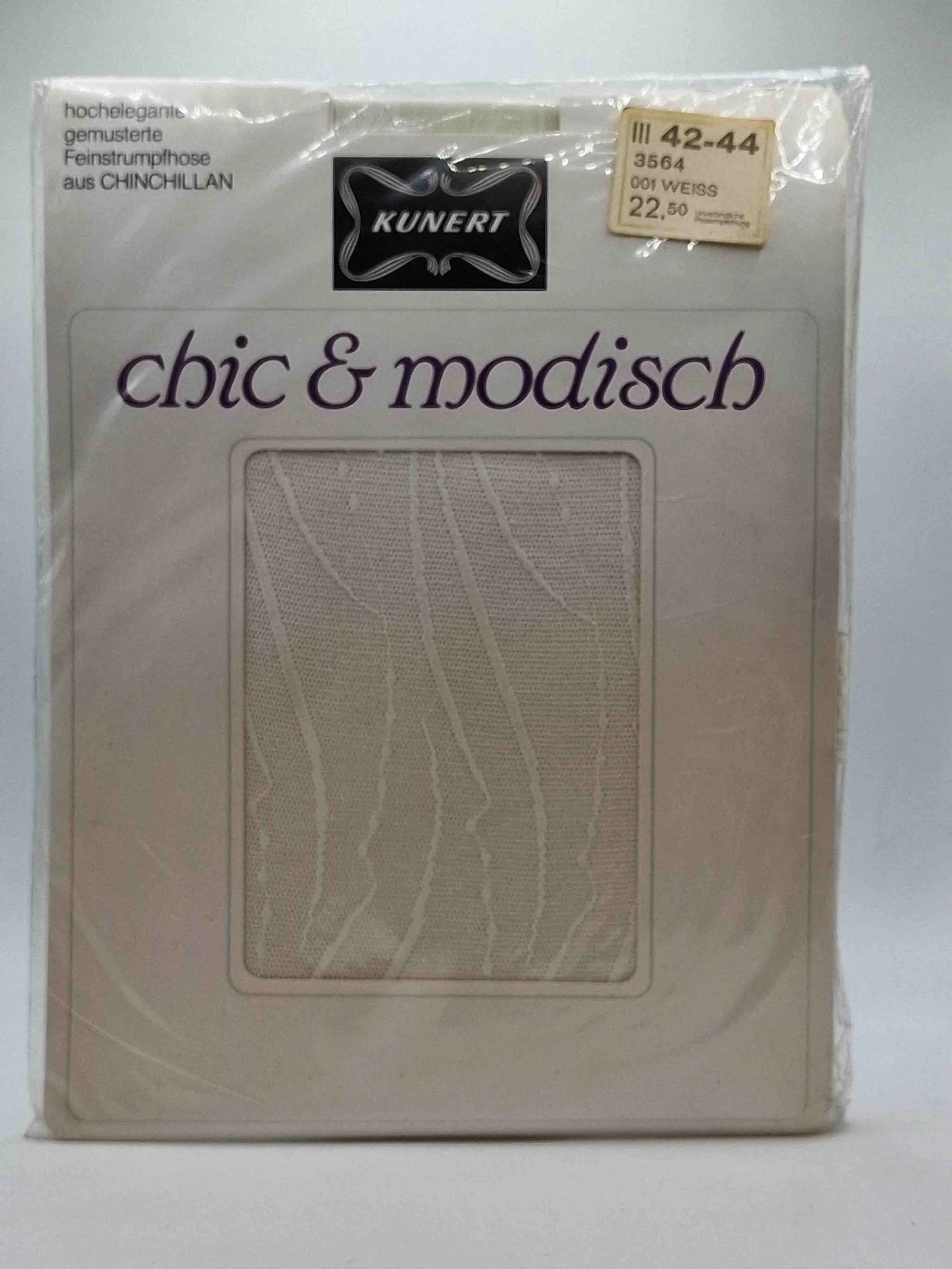 kunert-chic-modisch-feinstrumpfhose-gemustert-weiß