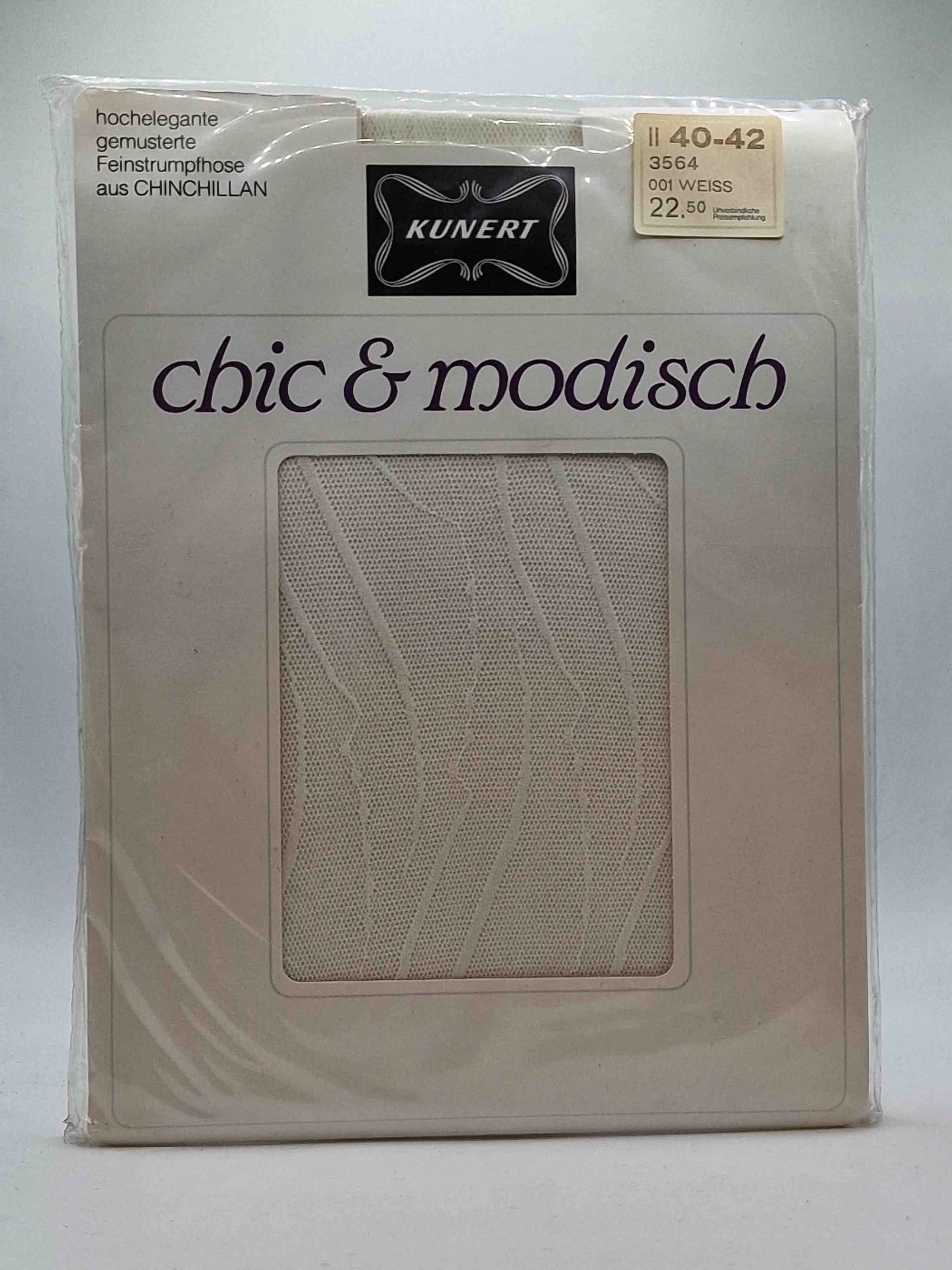 kunert-chic-modisch-feinstrumpfhose-gemustert-weiß