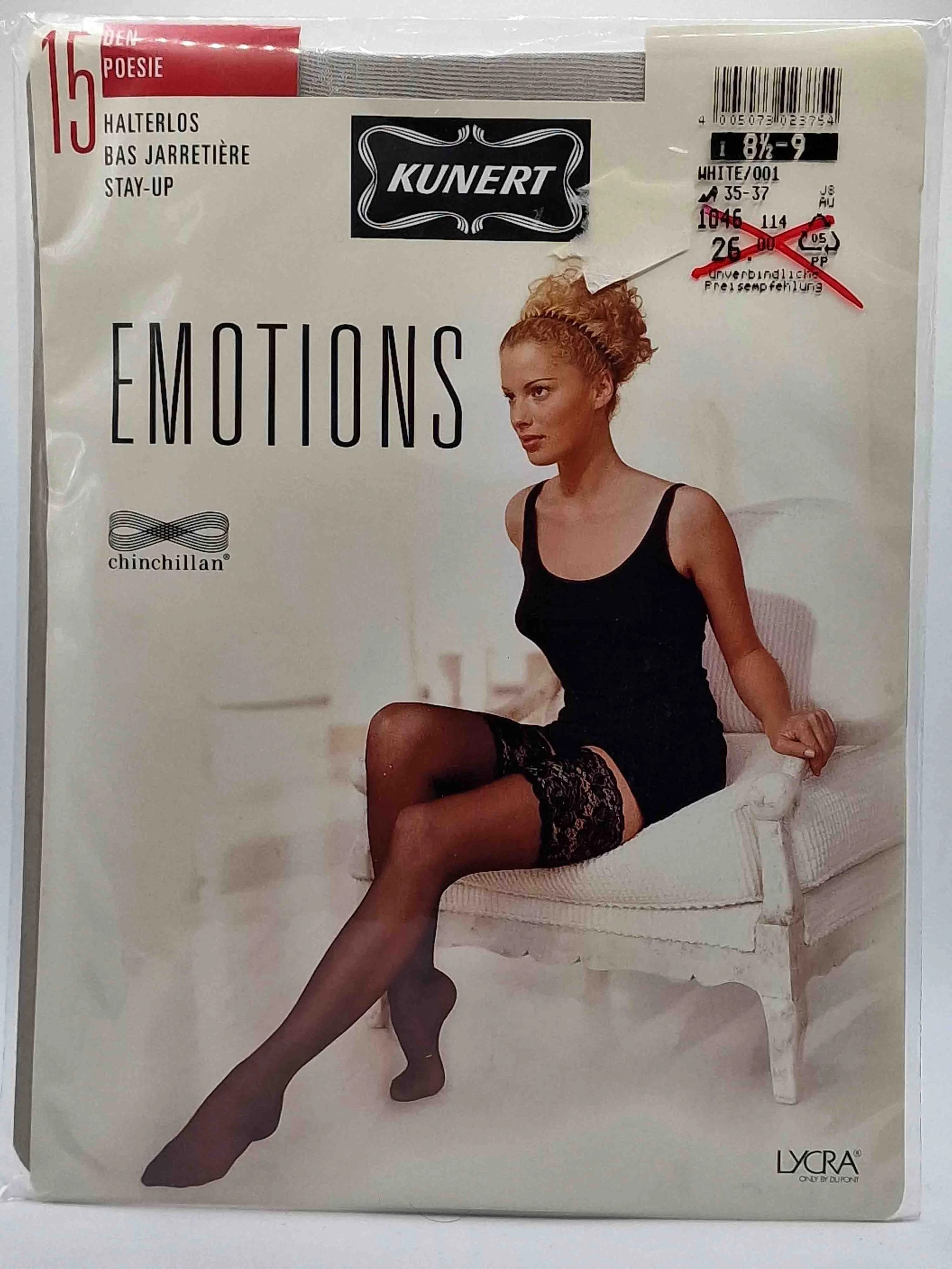 Kunert_Emotions_halterlos_Strumpf_white
