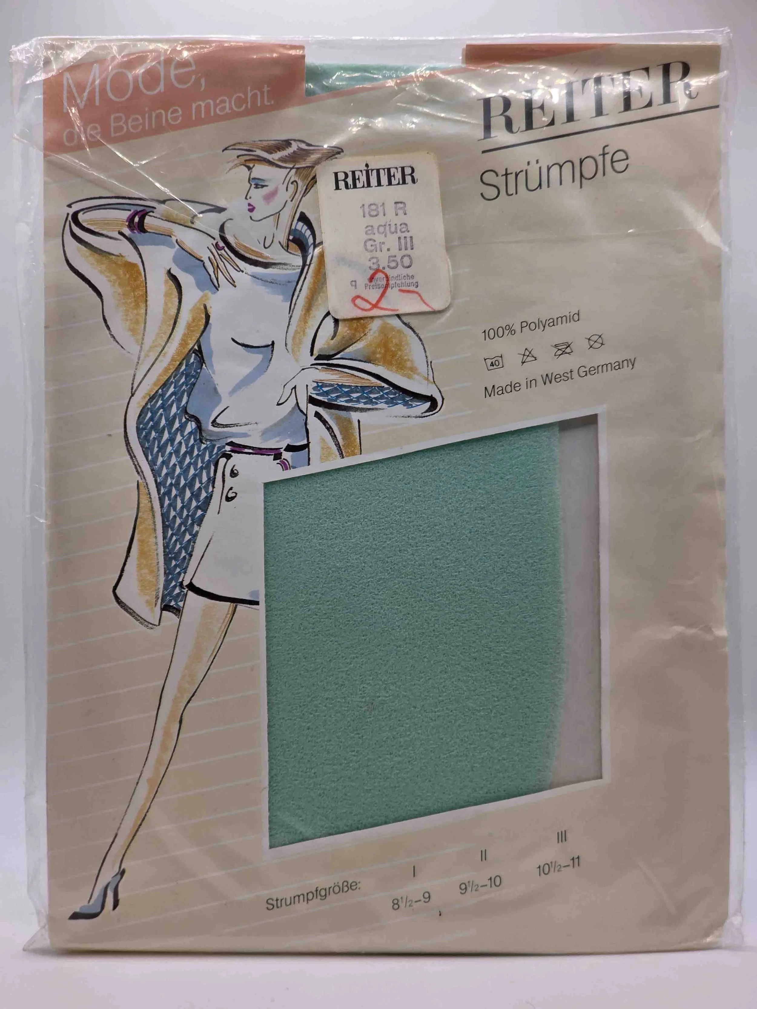 reiter-strümpfe-gemustert-aqua
