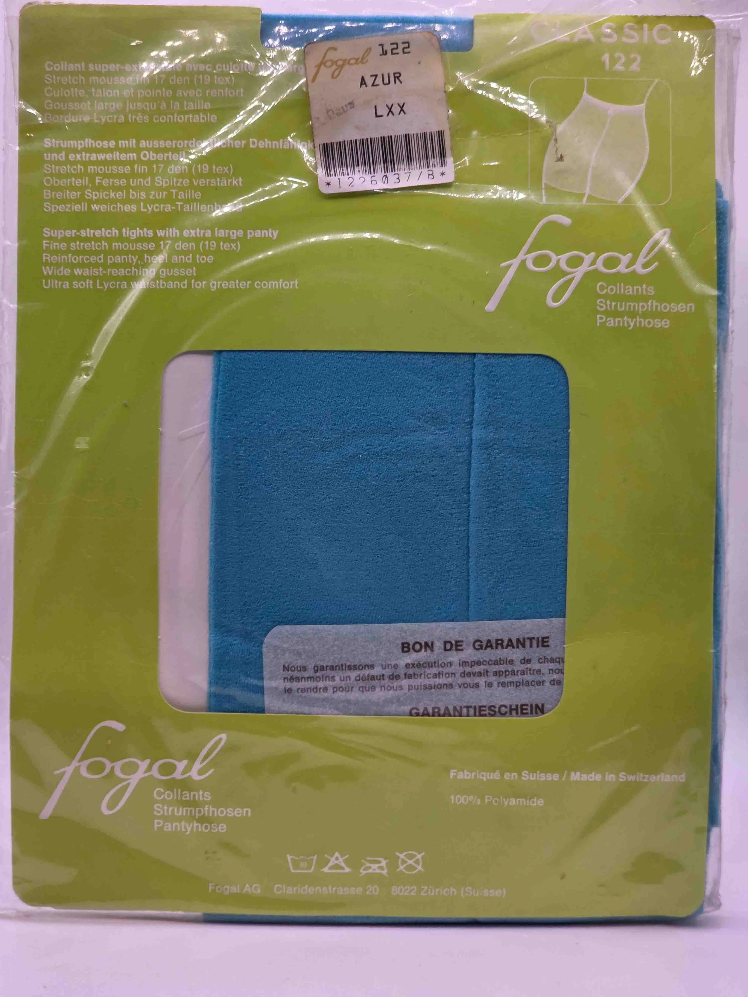 fogal-classic122-feinstrumpfhose-17den-azur
