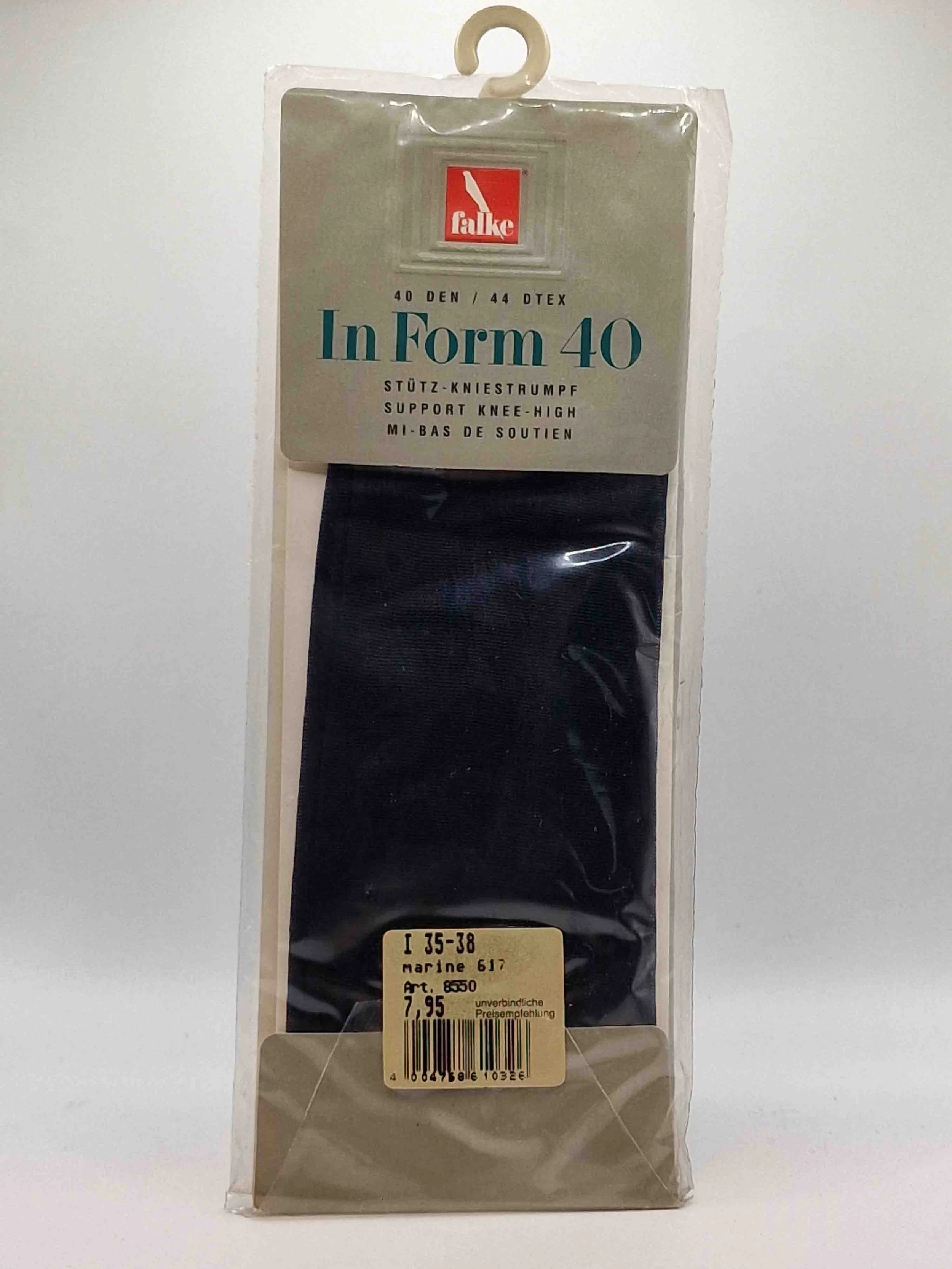 falke-in-form-40-stütz-kniestrumpf-40den-marine